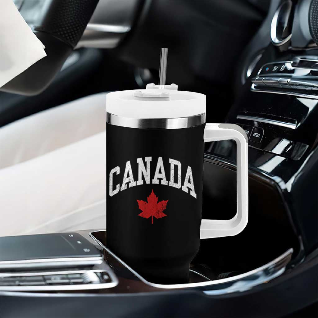 Canada Maple Leaf Tumbler With Handle Canadian Pride
