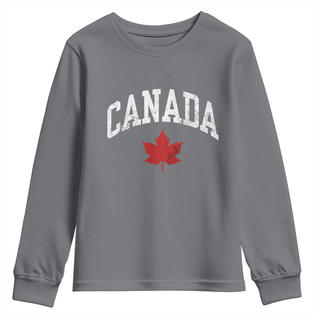 Canada Maple Leaf Youth Sweatshirt Canadian Pride