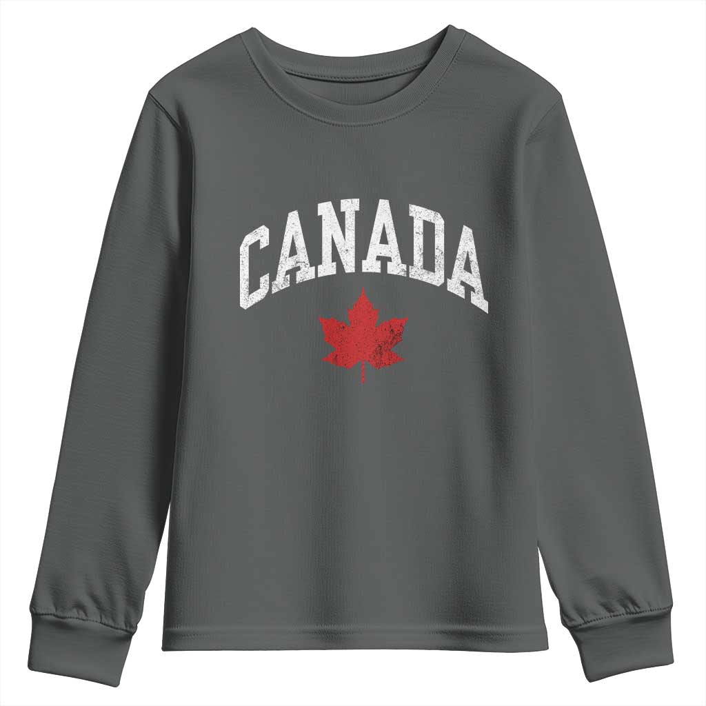 Canada Maple Leaf Youth Sweatshirt Canadian Pride
