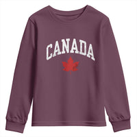 Canada Maple Leaf Youth Sweatshirt Canadian Pride