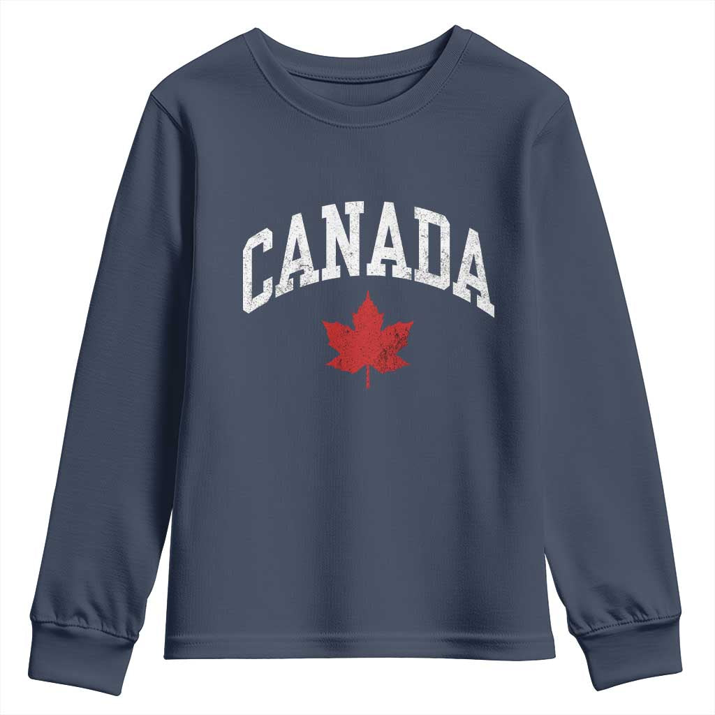 Canada Maple Leaf Youth Sweatshirt Canadian Pride
