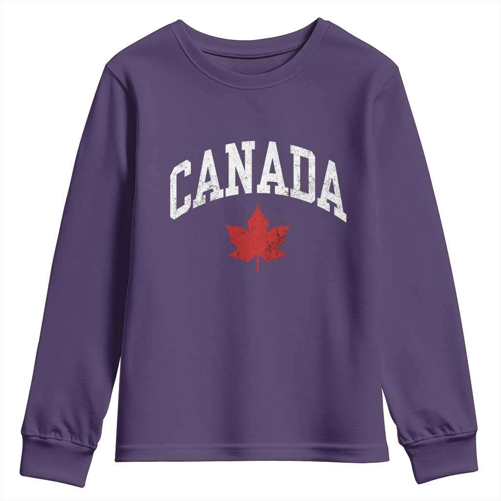 Canada Maple Leaf Youth Sweatshirt Canadian Pride