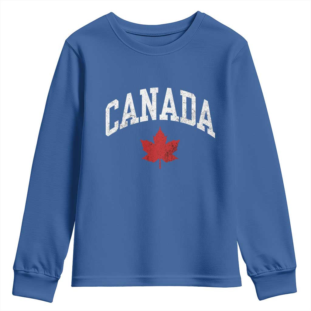 Canada Maple Leaf Youth Sweatshirt Canadian Pride