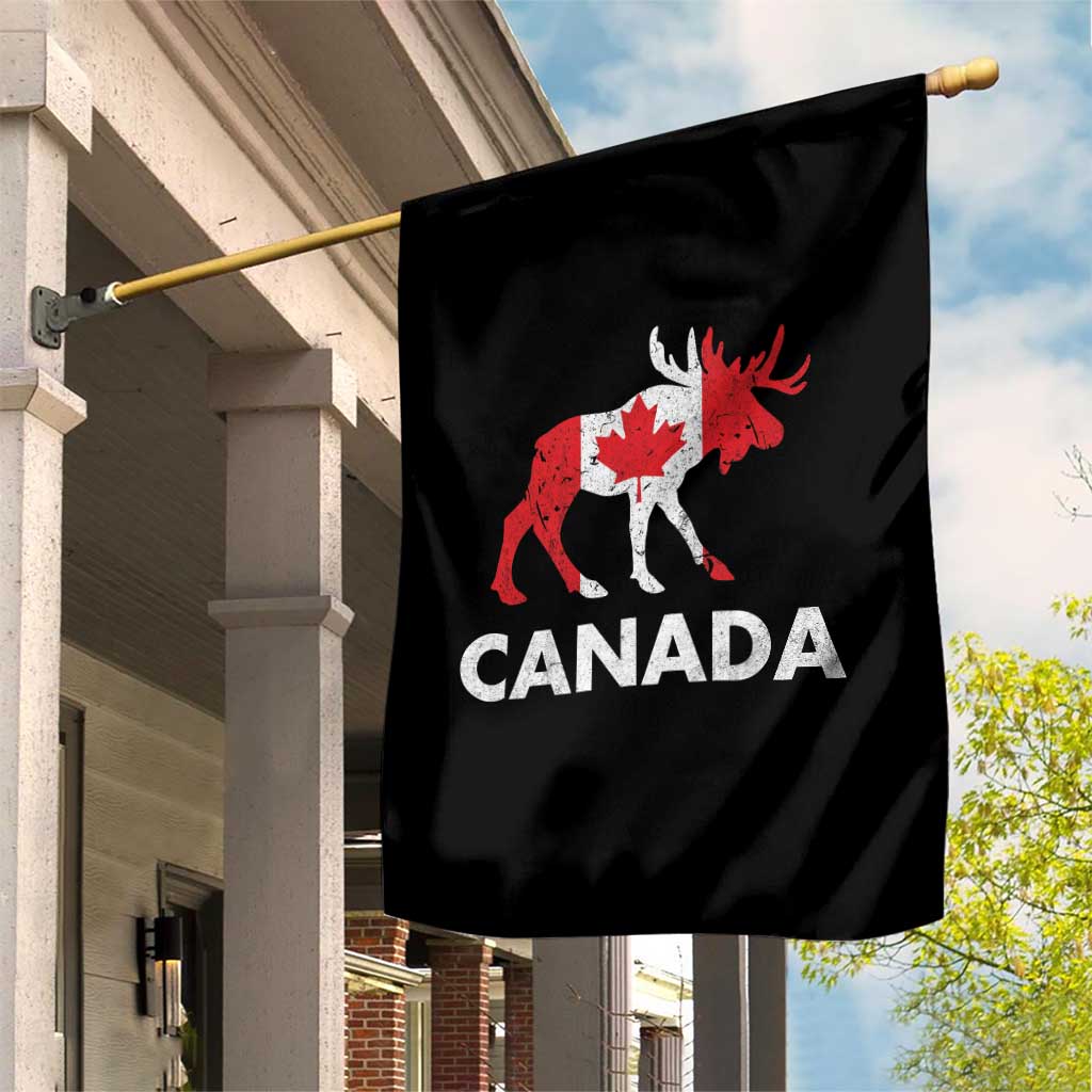 Canada Moose Maple Leaf Garden Flag Canadian Pride