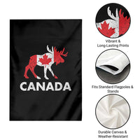 Canada Moose Maple Leaf Garden Flag Canadian Pride