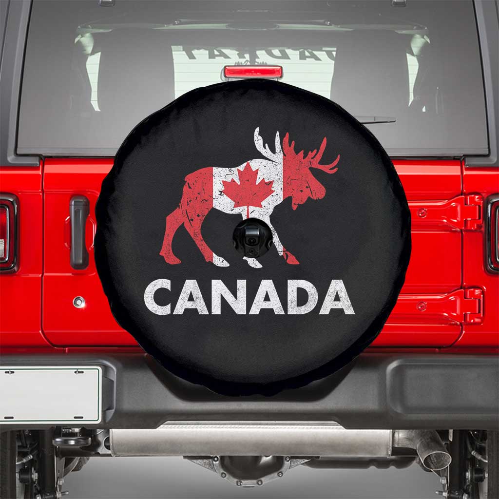 Canada Moose Maple Leaf Spare Tire Cover Canadian Pride
