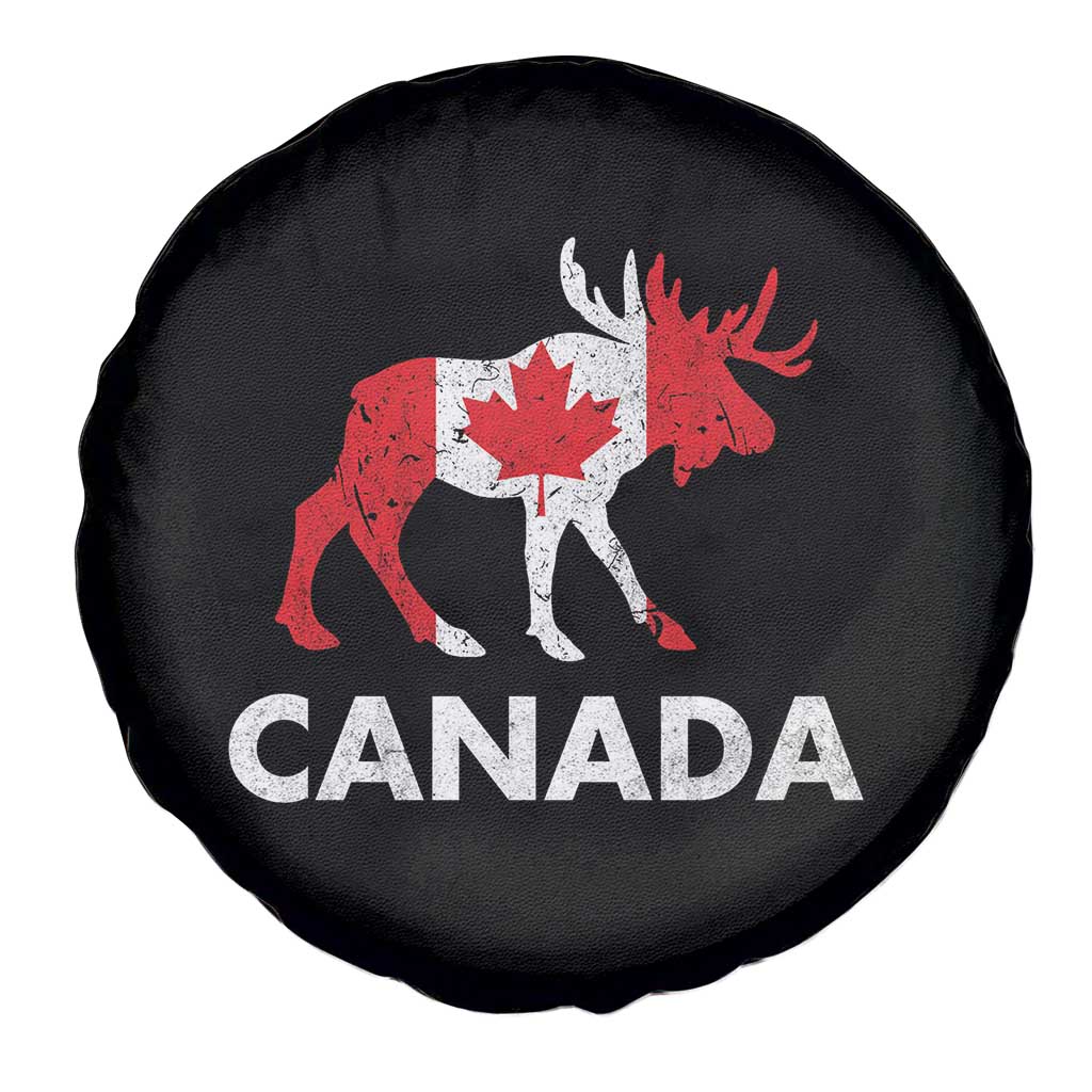 Canada Moose Maple Leaf Spare Tire Cover Canadian Pride