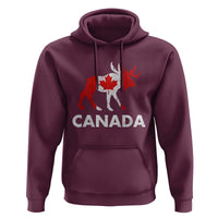Canada Moose Maple Leaf Hoodie Canadian Pride