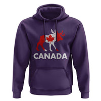 Canada Moose Maple Leaf Hoodie Canadian Pride