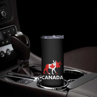 Canada Moose Maple Leaf Skinny Tumbler Canadian Pride