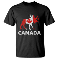 Canada Moose Maple Leaf T Shirt Canadian Pride