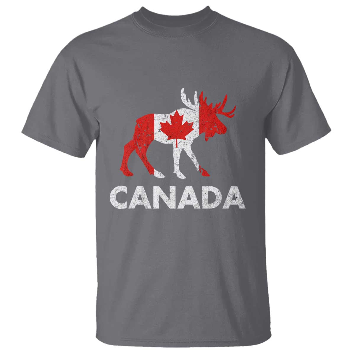 Canada Moose Maple Leaf T Shirt Canadian Pride