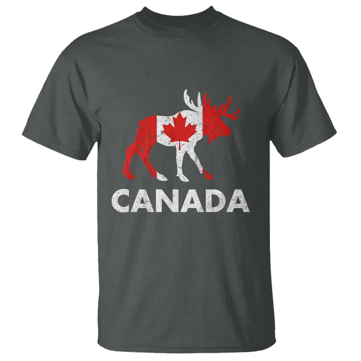 Canada Moose Maple Leaf T Shirt Canadian Pride