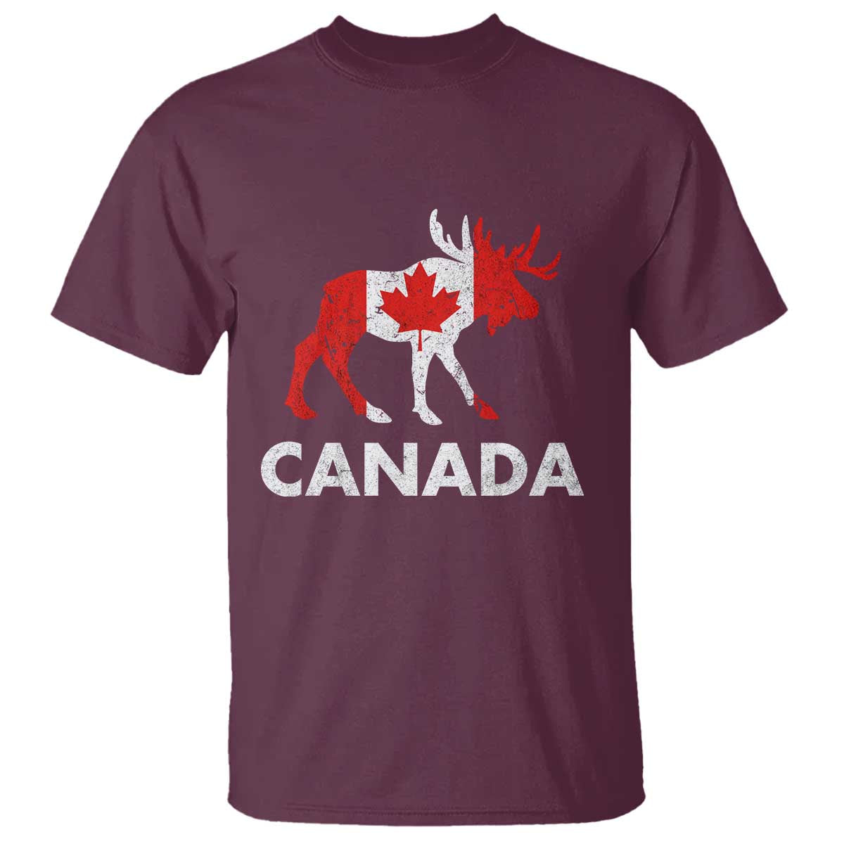Canada Moose Maple Leaf T Shirt Canadian Pride