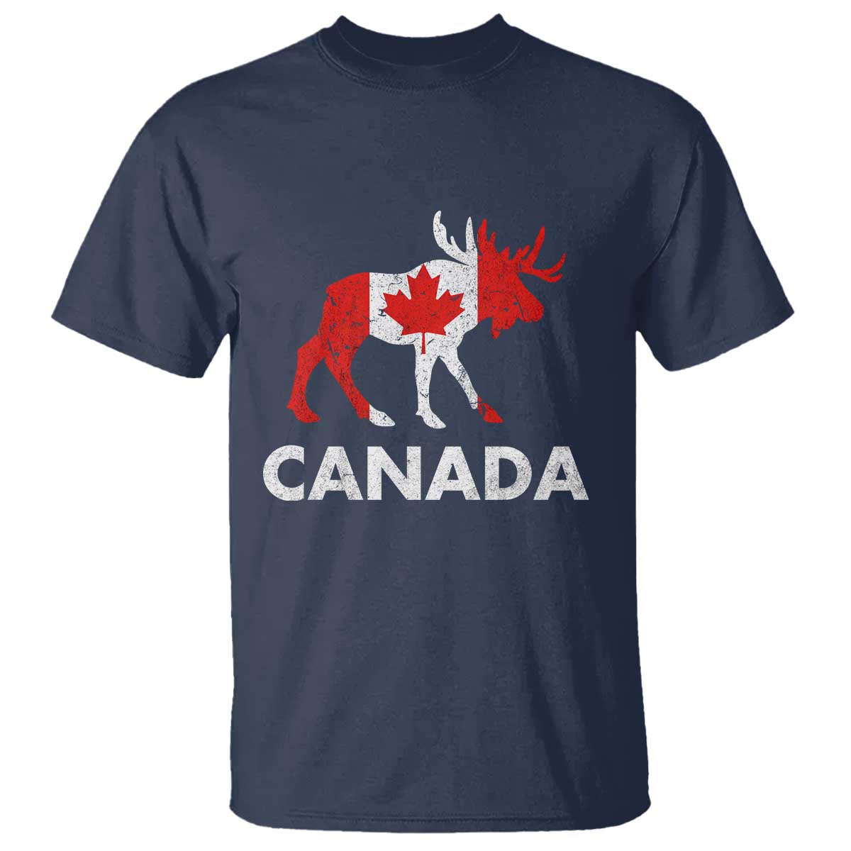 Canada Moose Maple Leaf T Shirt Canadian Pride