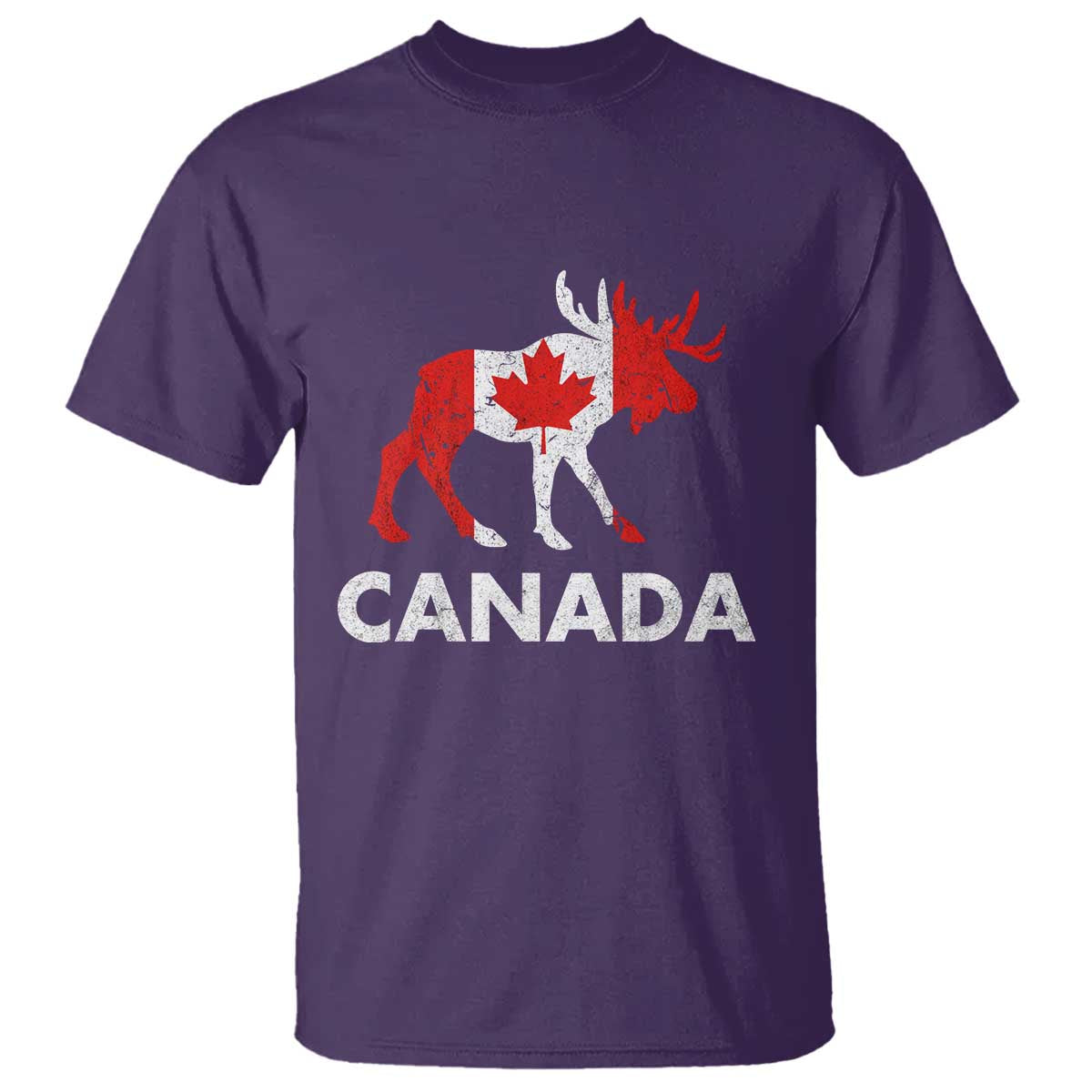 Canada Moose Maple Leaf T Shirt Canadian Pride