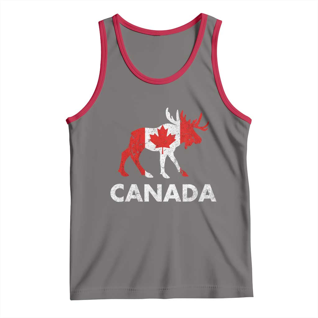 Canada Moose Maple Leaf Tank Top Canadian Pride