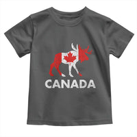 Canada Moose Maple Leaf Toddler T Shirt Canadian Pride