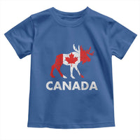 Canada Moose Maple Leaf Toddler T Shirt Canadian Pride