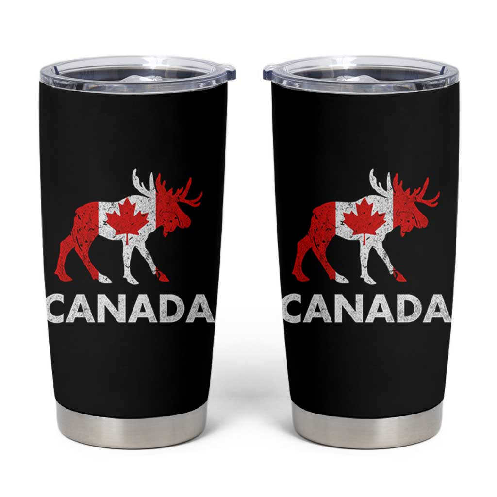 Canada Moose Maple Leaf Tumbler Cup Canadian Pride