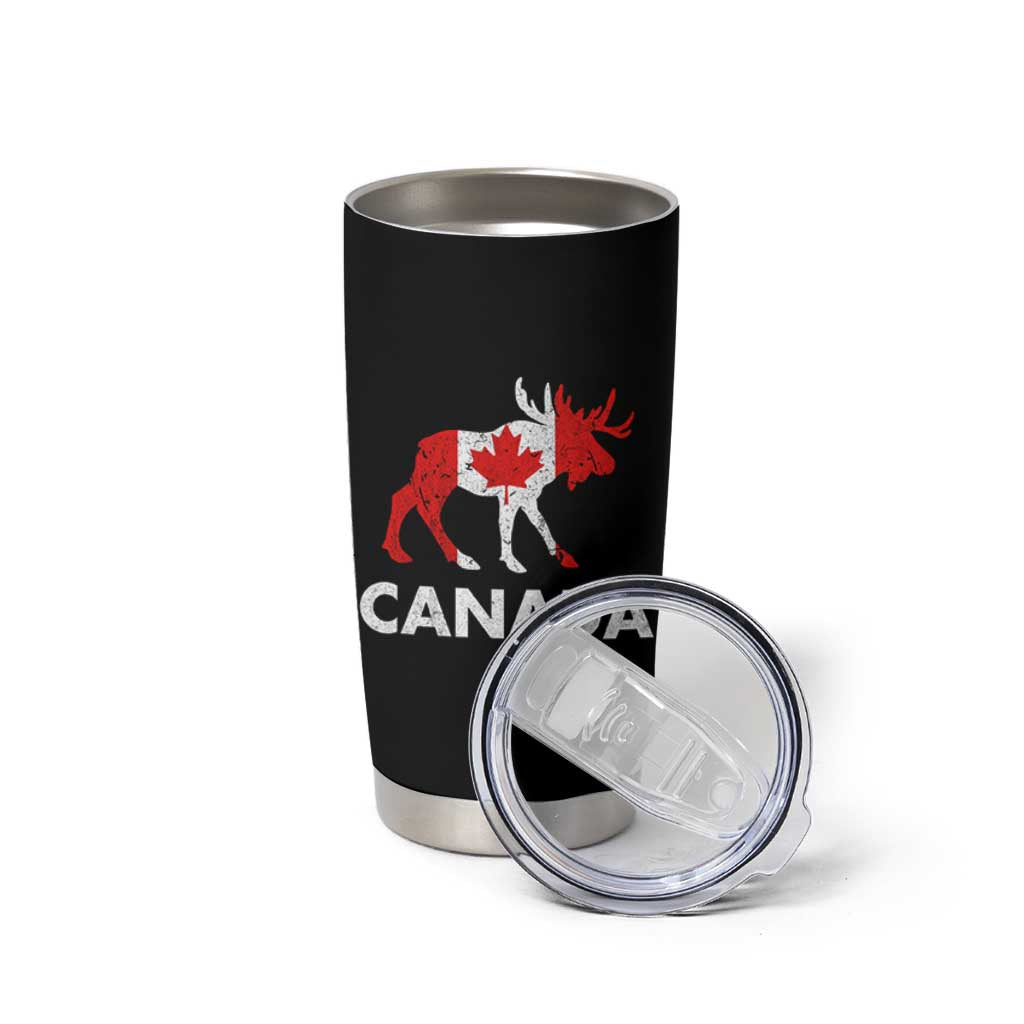 Canada Moose Maple Leaf Tumbler Cup Canadian Pride