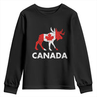Canada Moose Maple Leaf Youth Sweatshirt Canadian Pride