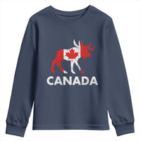 Canada Moose Maple Leaf Youth Sweatshirt Canadian Pride