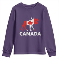 Canada Moose Maple Leaf Youth Sweatshirt Canadian Pride