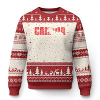 Canada Moose Ugly Christmas Sweater Canadian Pride