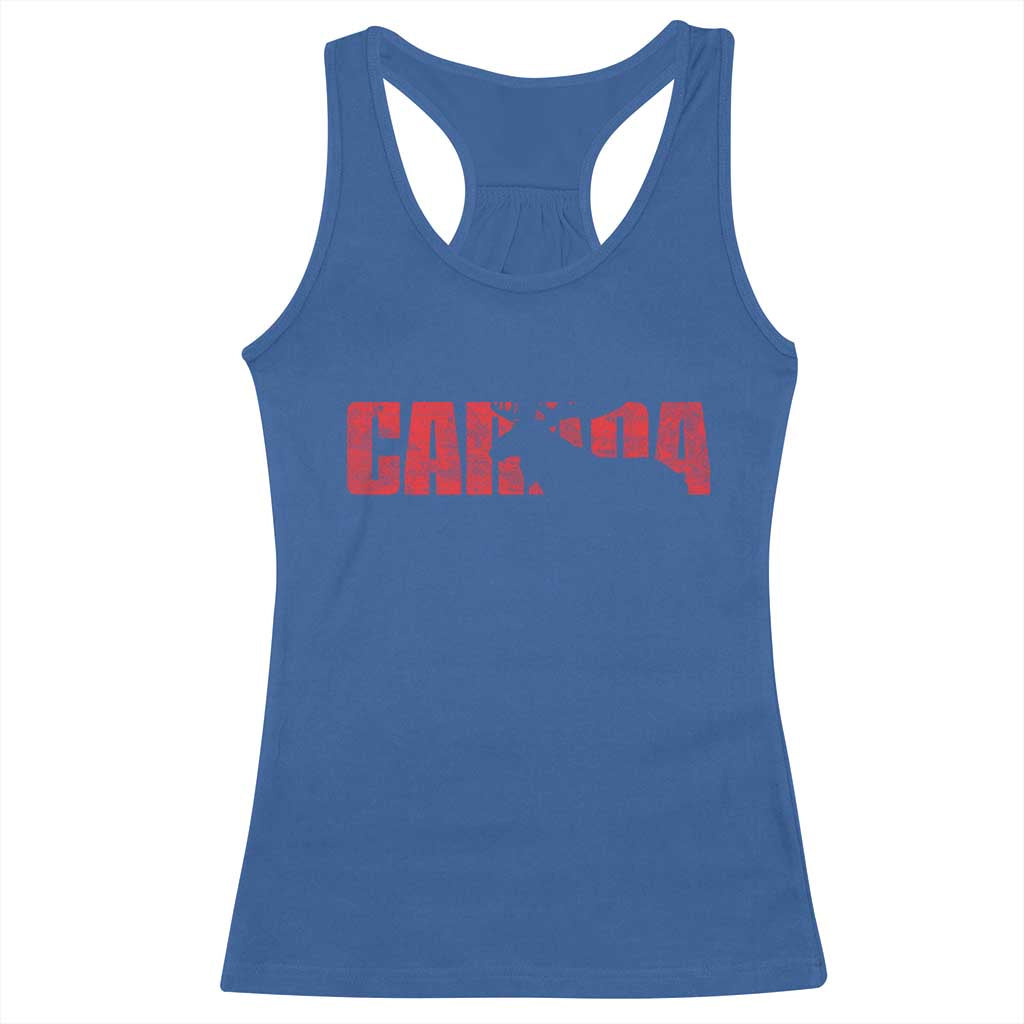 Canada Moose Racerback Tank Top Canadian Pride