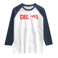 Canada Moose Raglan Shirt Canadian Pride