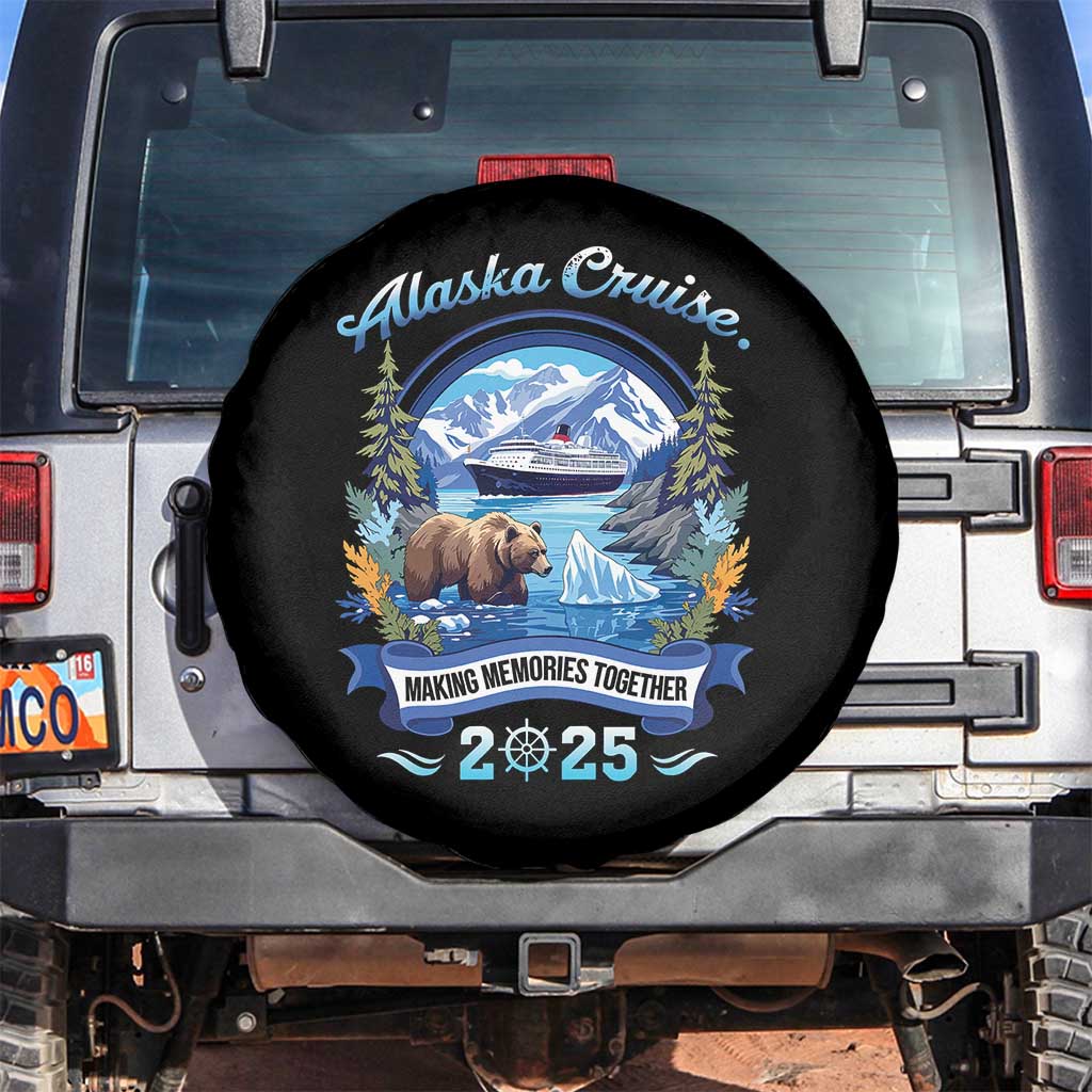 Alaska Cruising Spare Tire Cover Alaskan Cruisin Together Matching Family Cruise - Wonder Print Shop