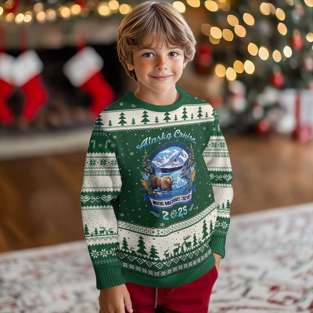 Alaska Cruising Ugly Christmas Sweater Alaskan Cruisin Together Matching Family Cruise - Wonder Print Shop