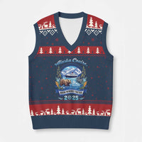 Alaska Cruising V-Neck Knit Sweater Vest Alaskan Cruisin Together Matching Family Cruise - Wonder Print Shop