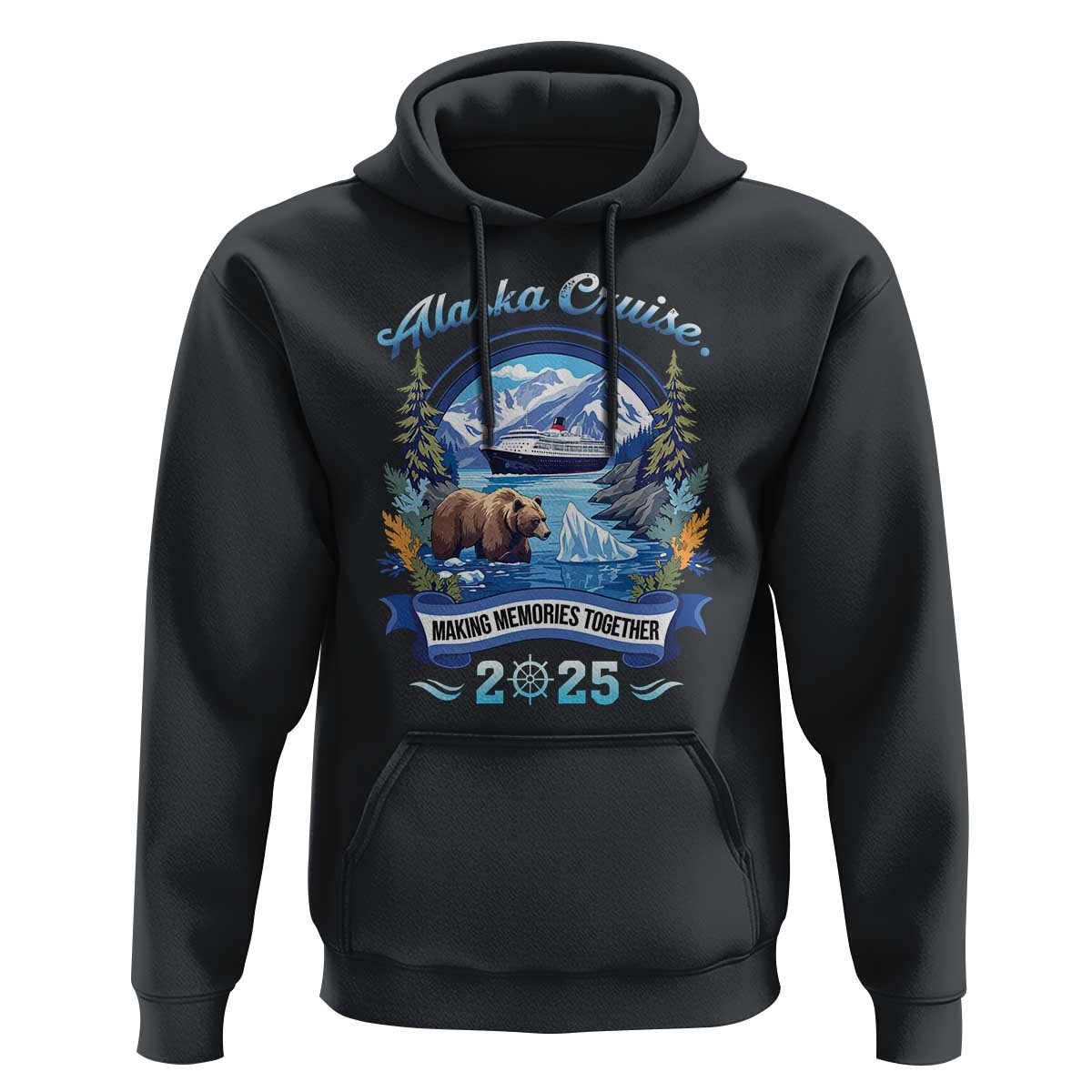 Alaska Cruising Hoodie Alaskan Cruisin Together Matching Family Cruise - Wonder Print Shop