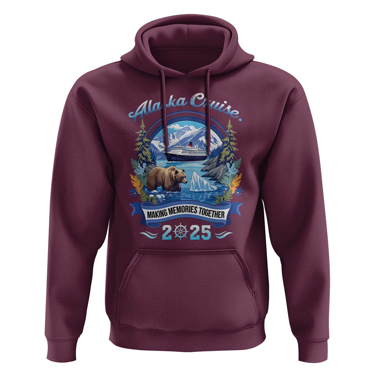 Alaska Cruising Hoodie Alaskan Cruisin Together Matching Family Cruise - Wonder Print Shop