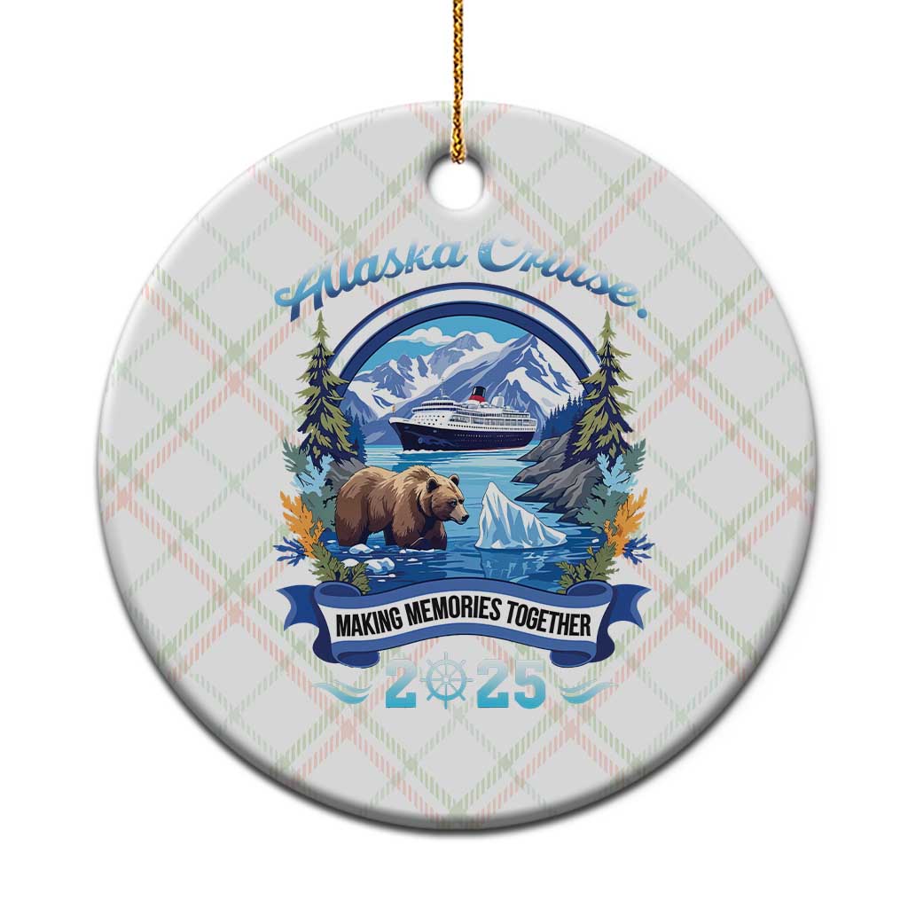 Alaska Cruising Ceramic Ornament Alaskan Cruisin Together Matching Family Cruise - Wonder Print Shop