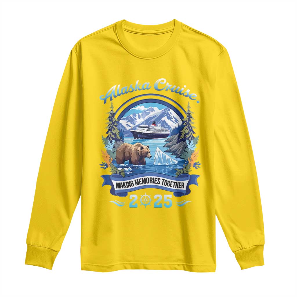 Alaska Cruising Long Sleeve Shirt Alaskan Cruisin Together Matching Family Cruise - Wonder Print Shop