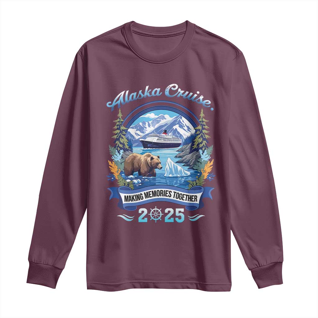 Alaska Cruising Long Sleeve Shirt Alaskan Cruisin Together Matching Family Cruise - Wonder Print Shop