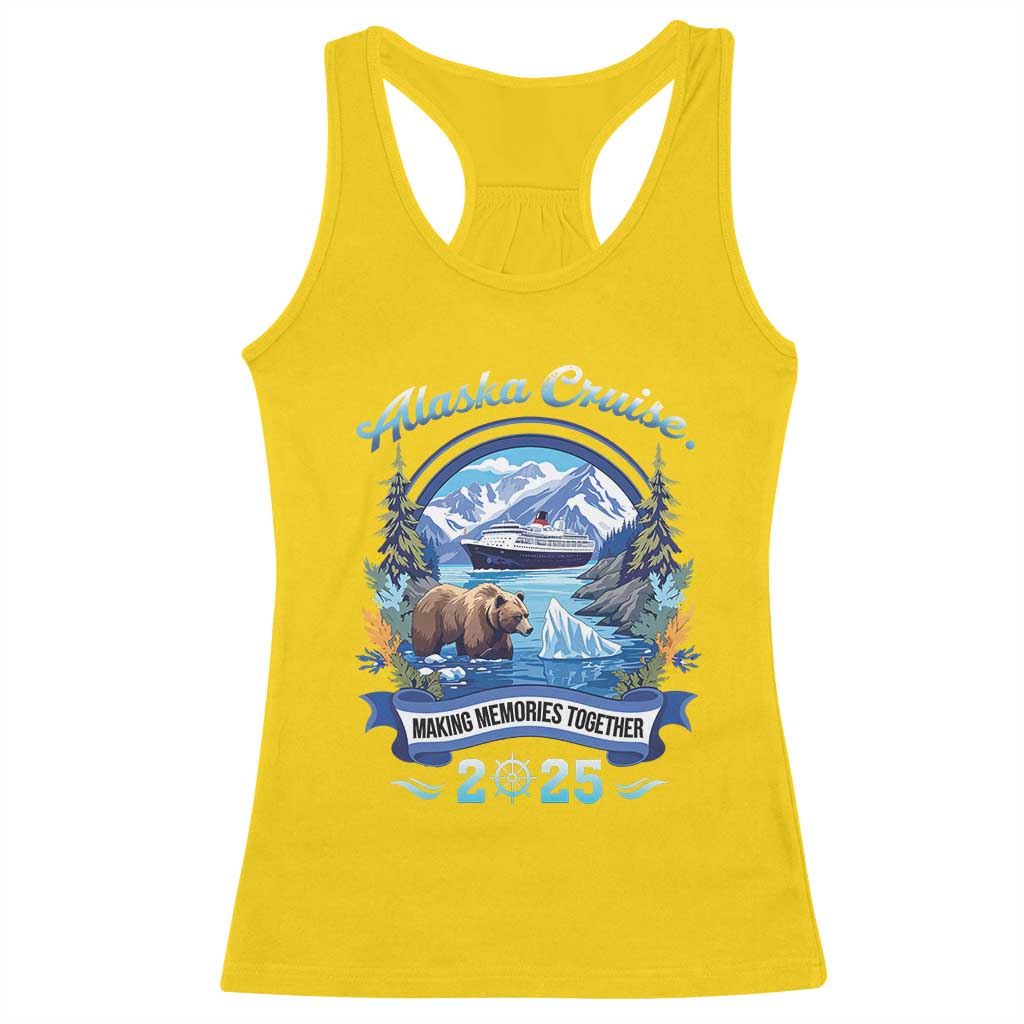 Alaska Cruising Racerback Tank Top Alaskan Cruisin Together Matching Family Cruise - Wonder Print Shop
