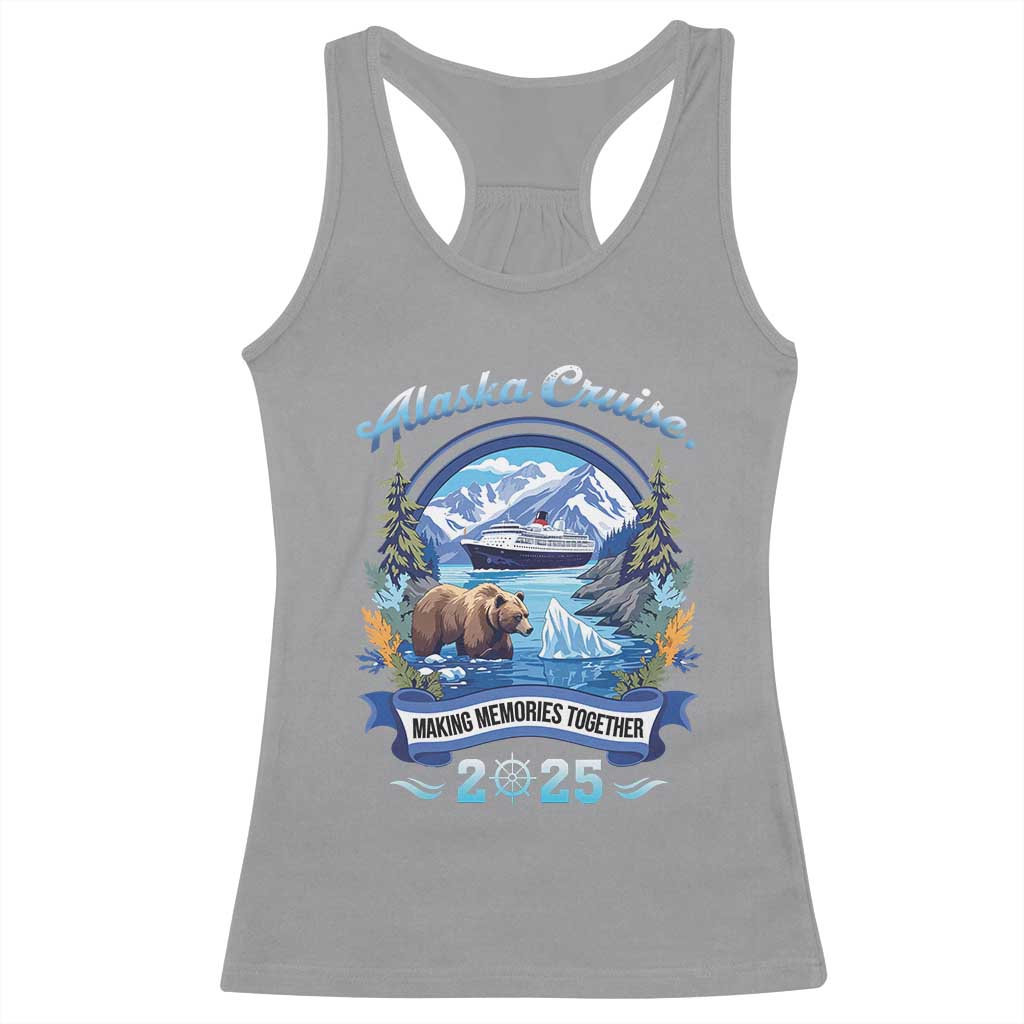 Alaska Cruising Racerback Tank Top Alaskan Cruisin Together Matching Family Cruise - Wonder Print Shop