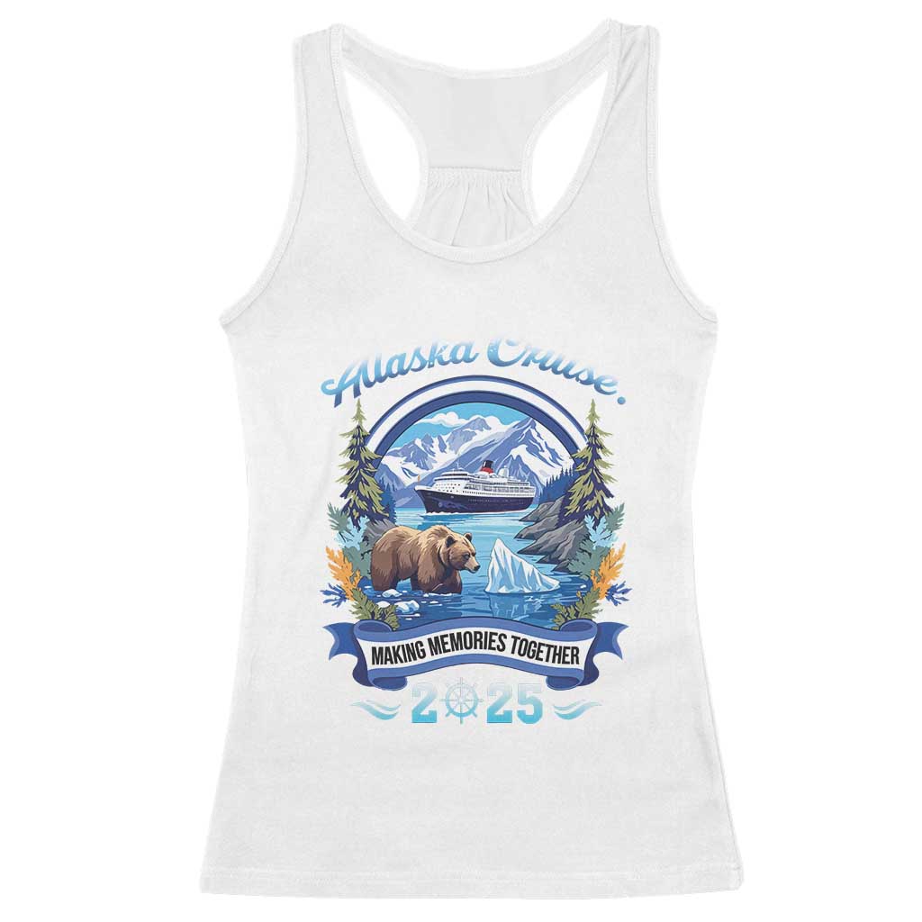 Alaska Cruising Racerback Tank Top Alaskan Cruisin Together Matching Family Cruise - Wonder Print Shop