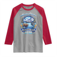 Alaska Cruising Raglan Shirt Alaskan Cruisin Together Matching Family Cruise - Wonder Print Shop