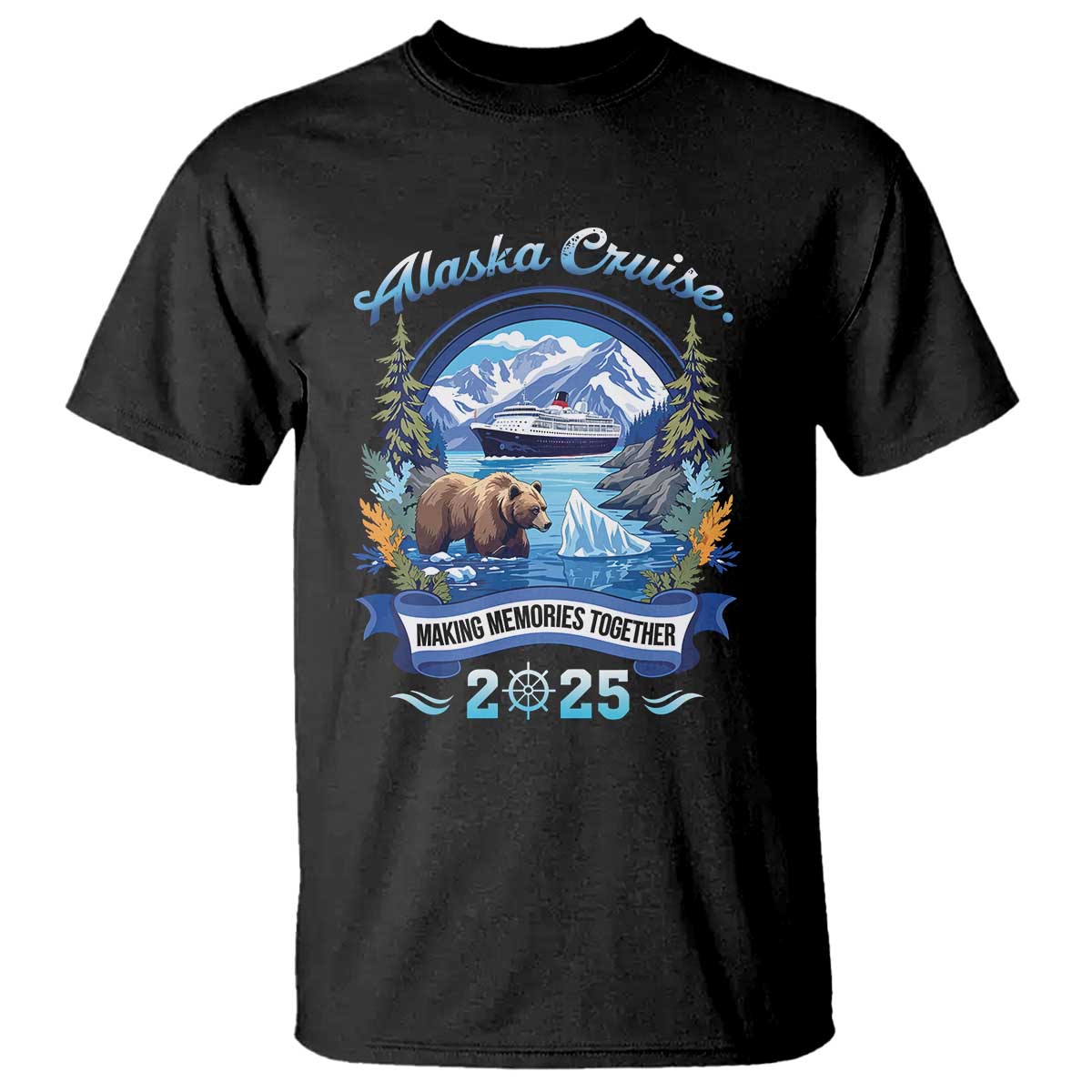 Alaska Cruising T Shirt Alaskan Cruisin Together Matching Family Cruise - Wonder Print Shop
