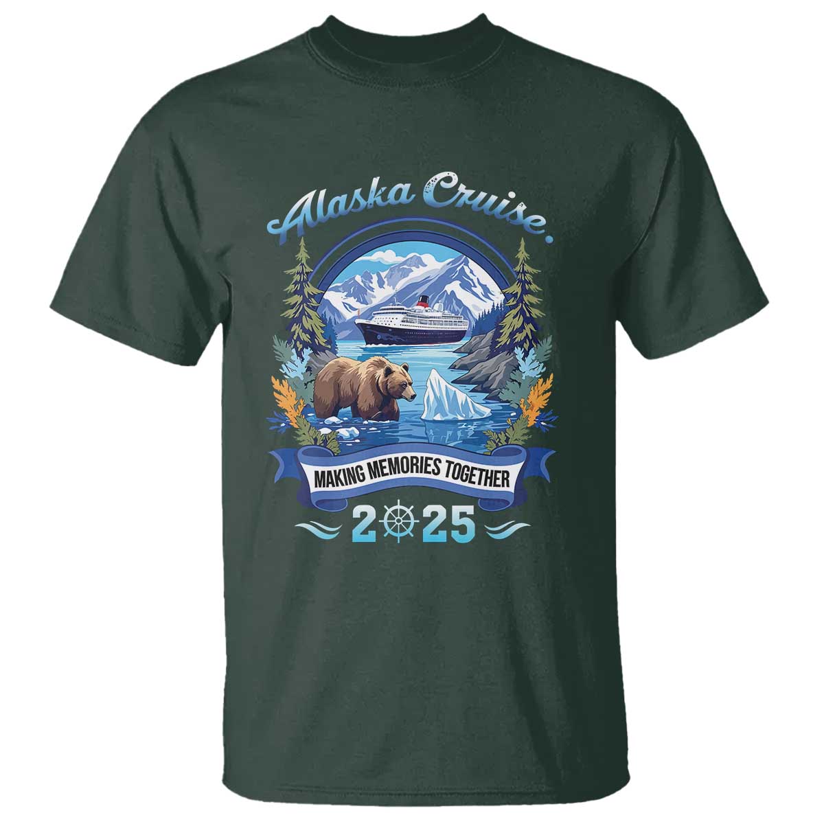 Alaska Cruising T Shirt Alaskan Cruisin Together Matching Family Cruise - Wonder Print Shop