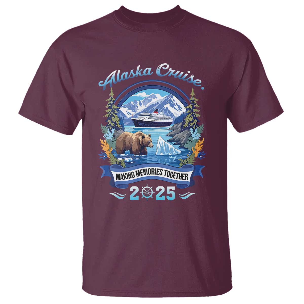 Alaska Cruising T Shirt Alaskan Cruisin Together Matching Family Cruise - Wonder Print Shop
