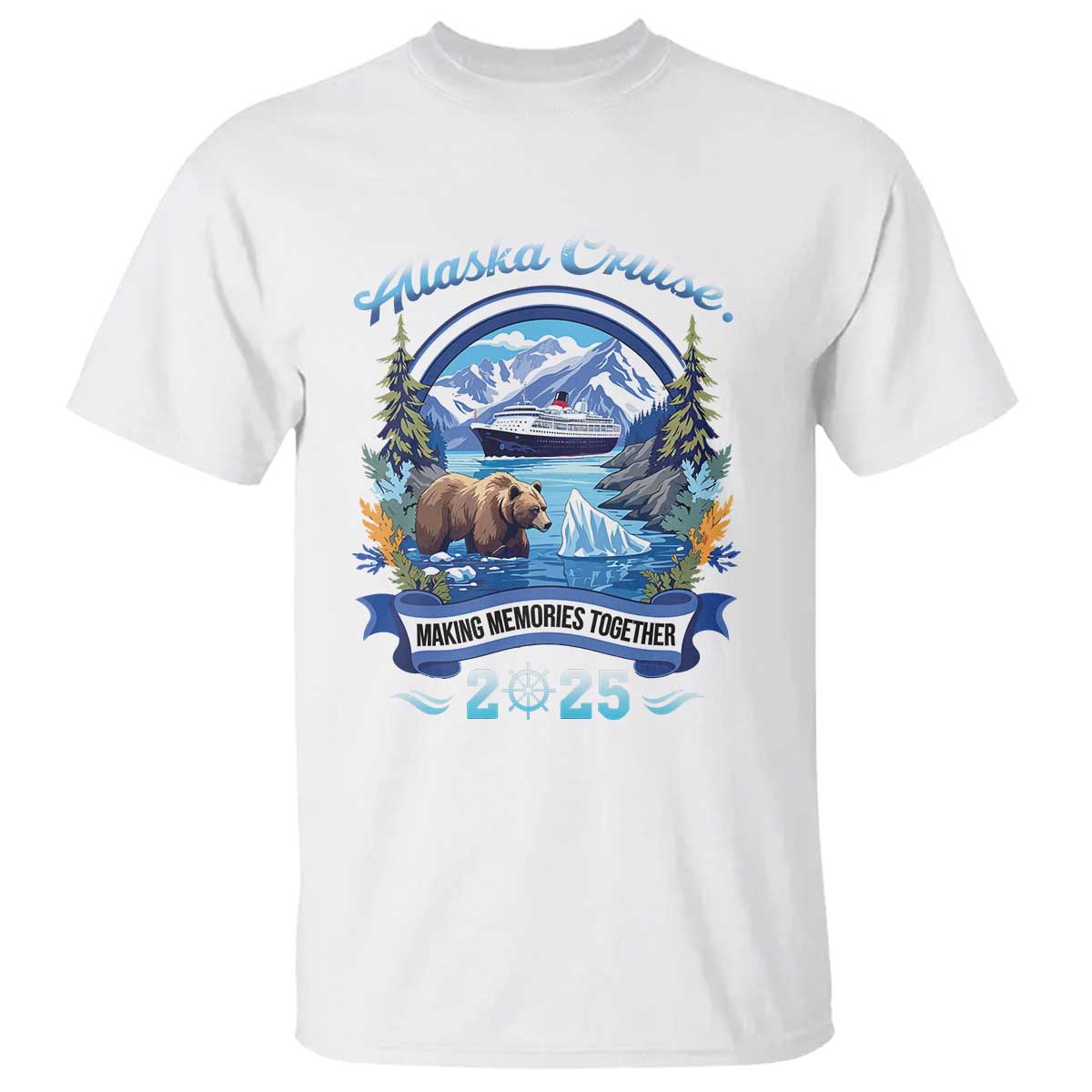 Alaska Cruising T Shirt Alaskan Cruisin Together Matching Family Cruise - Wonder Print Shop