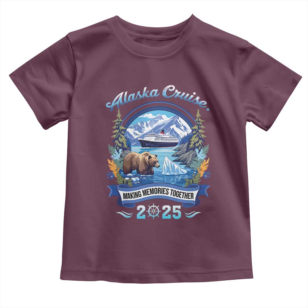 Alaska Cruising Toddler T Shirt Alaskan Cruisin Together Matching Family Cruise - Wonder Print Shop