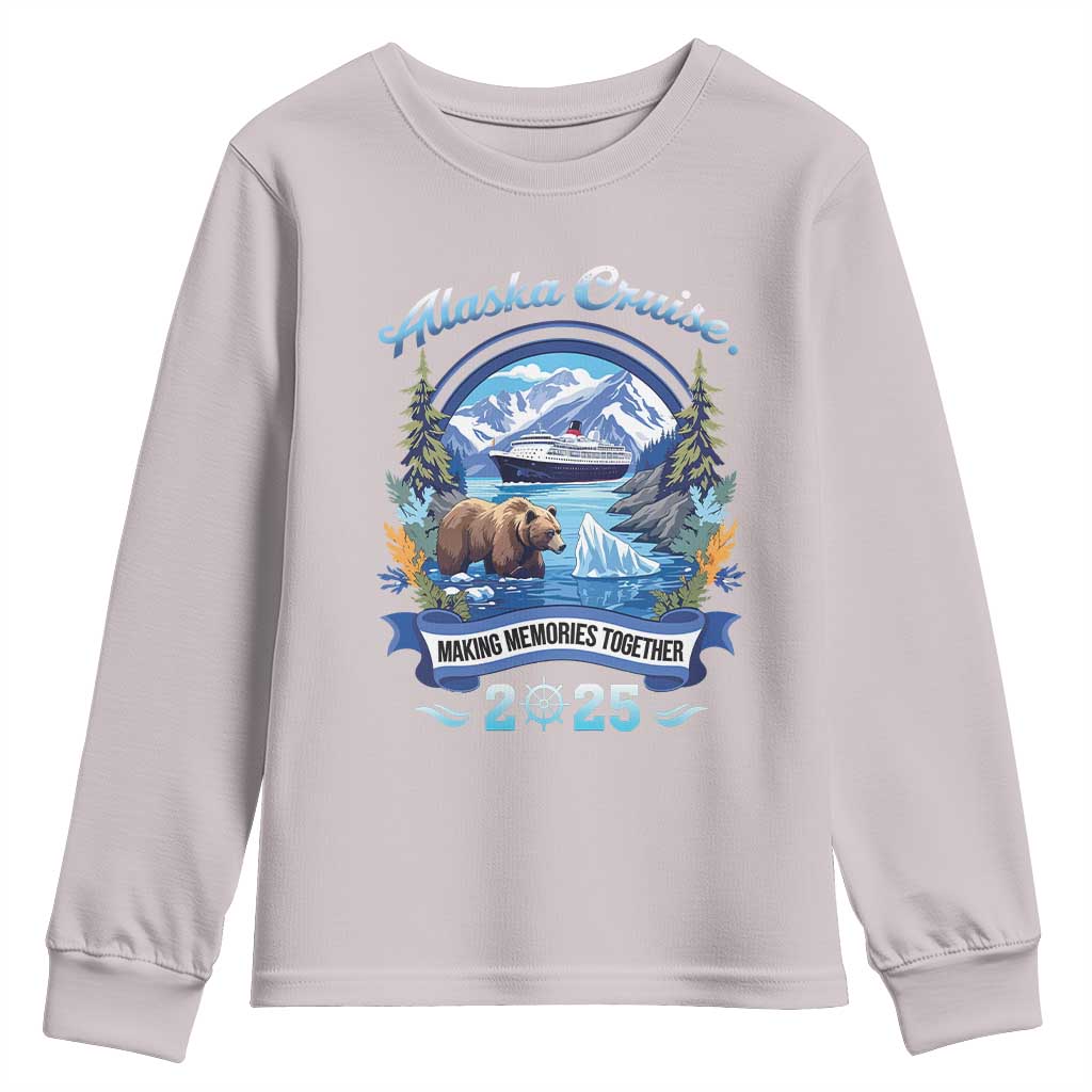Alaska Cruising Youth Sweatshirt Alaskan Cruisin Together Matching Family Cruise - Wonder Print Shop