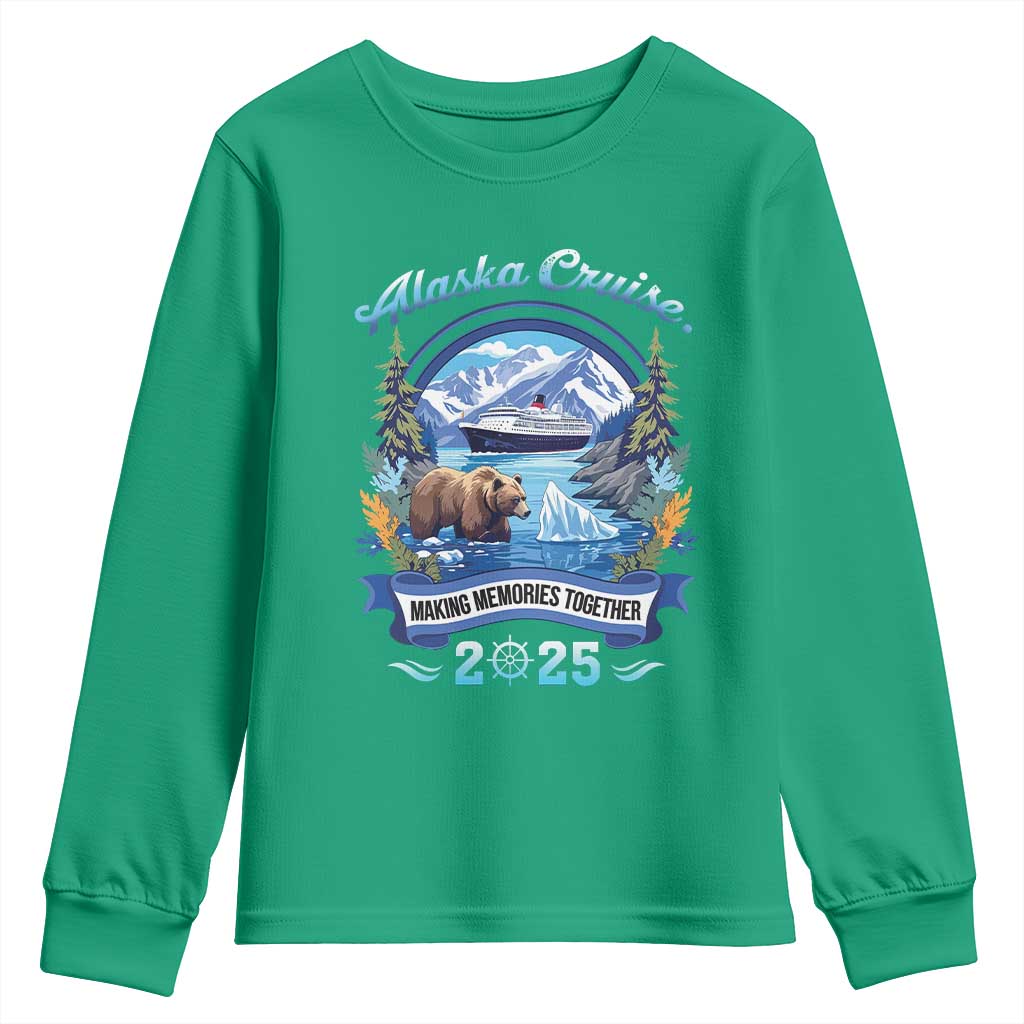 Alaska Cruising Youth Sweatshirt Alaskan Cruisin Together Matching Family Cruise - Wonder Print Shop